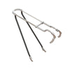 Portapacchi inox alluminio argento e nero