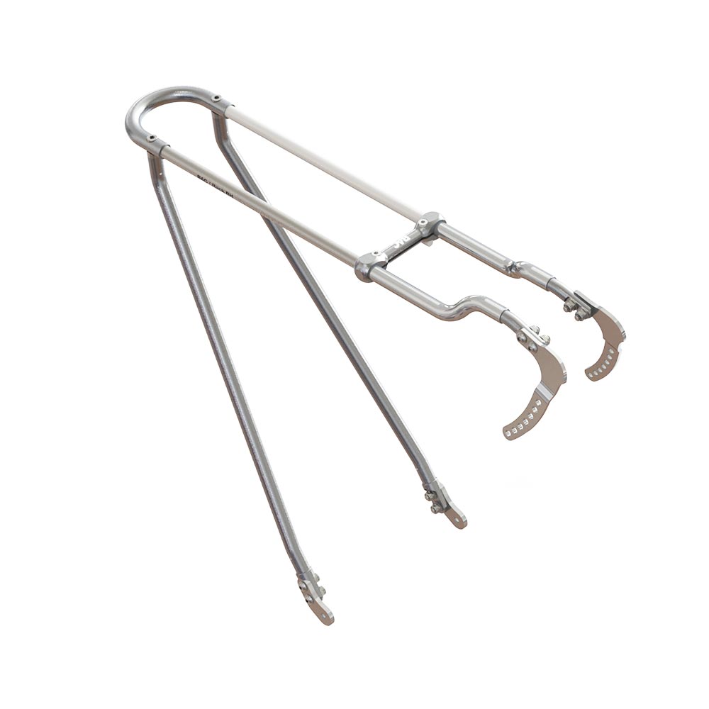 Portapacchi inox alluminio argento viaggio